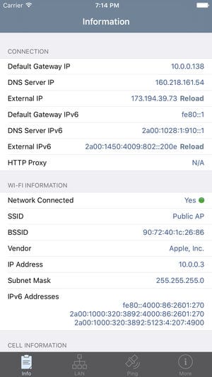 Tìm máy chủ DNS - iOS