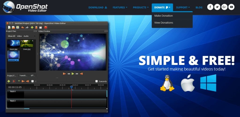 completely free youtube video editing software