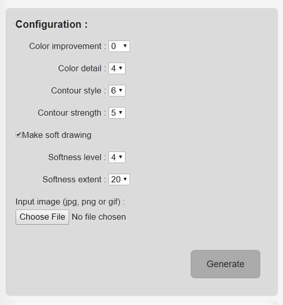 Scroll down to the 'Configuration' section