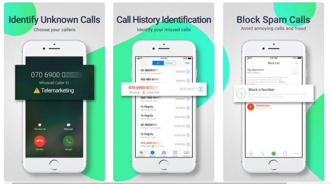 Whoscall: ID chiamante e blocco