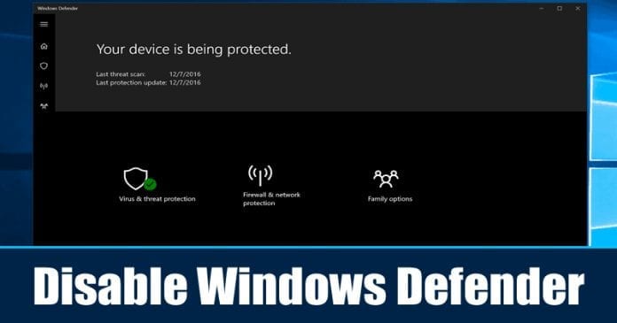 Jak zakázat program Windows Defender (3 způsoby)