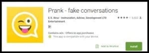 Prank - fake conversations