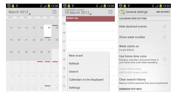 nejlepší kalendář aplikace pro android