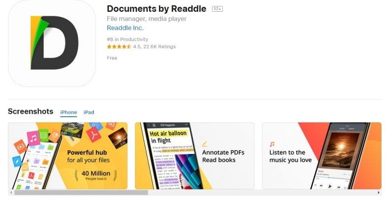 best pdf reader for iphone