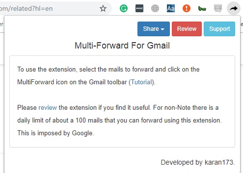 Multiple Emails in Gmail Using Google