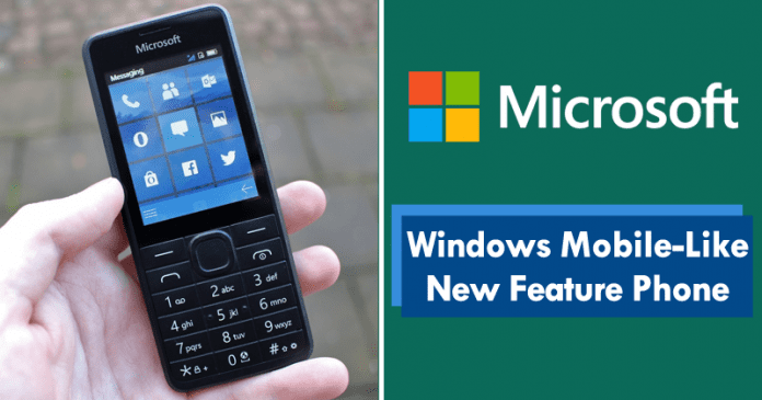 Meet Microsoft's Windows Mobile-Like New Feature Phone