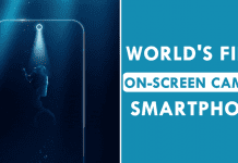 Meet The World's First On-Screen Camera Smartphone