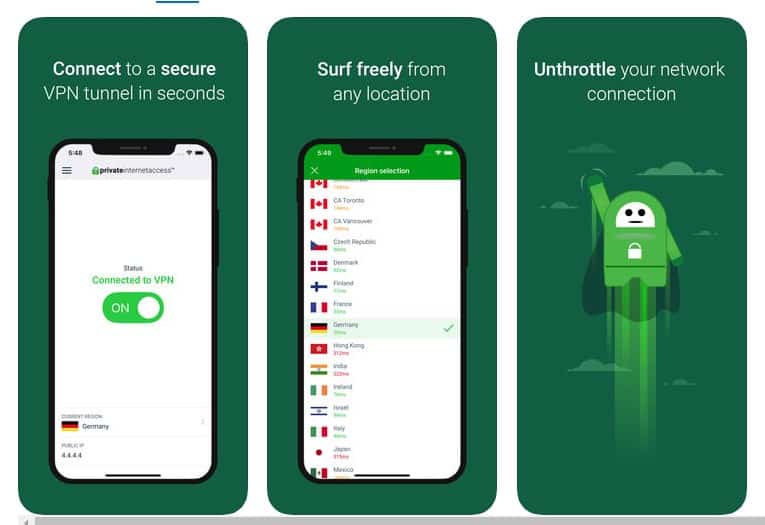 private internet access vpn free