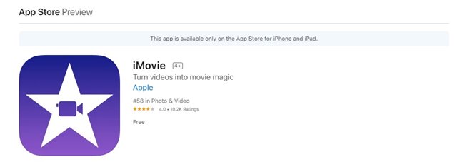 iMovie