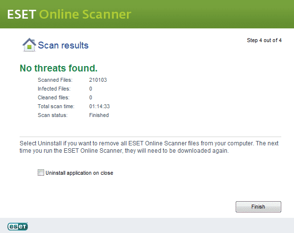 Eset Online Scanner