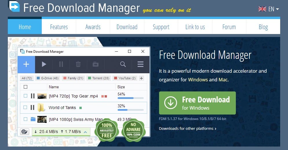 best free download manager windows