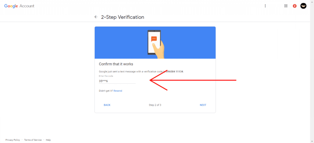 How To Turn On 2 Step Verification For Google Gmail - 8