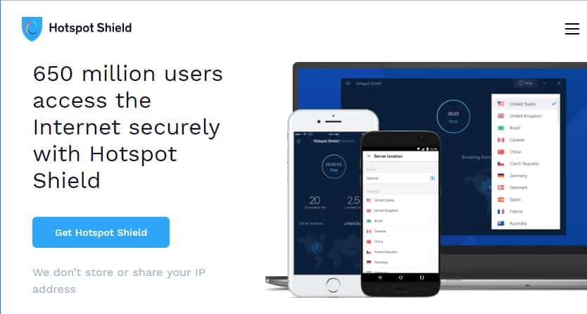 hotspot shield microsoft store