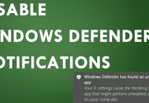 How To Disable Windows Defender Notifications On Windows 10