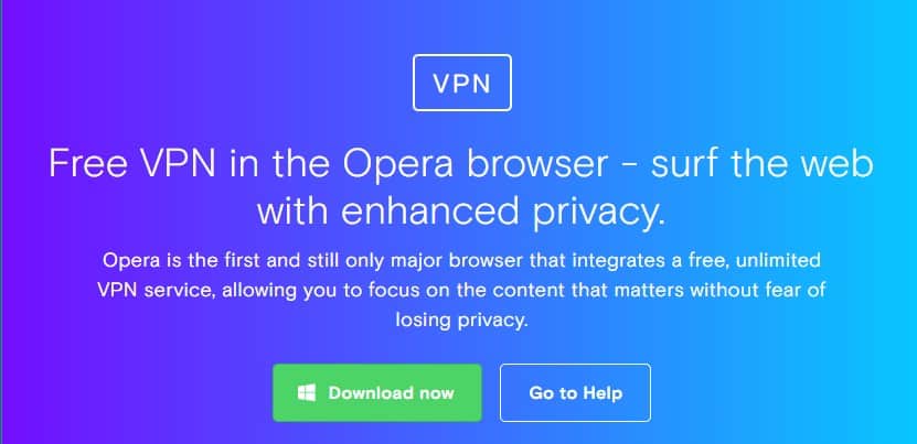 free download opera vpn for windows 10