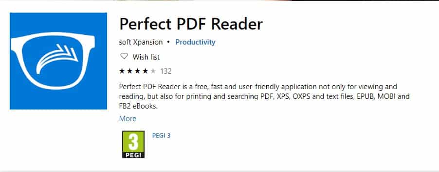 Perfect PDF reader
