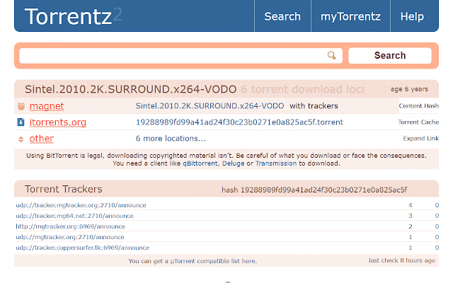 i torrentz2 search engine