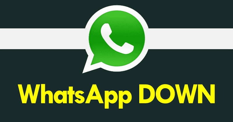 WhatsApp DOWN – Aplicativo de bate-papo NÃO FUNCIONA para usuários em todo o mundo