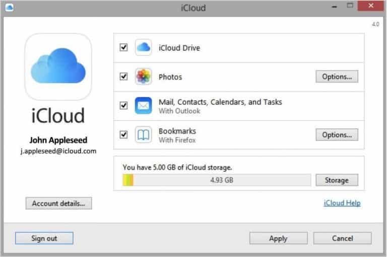 iCloud mail