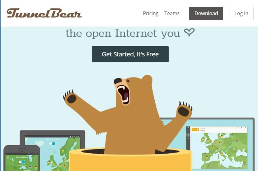 tunnelbear on linux