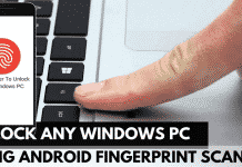 How To Remotely Unlock Windows PC via Fingerprint Scanner on Android