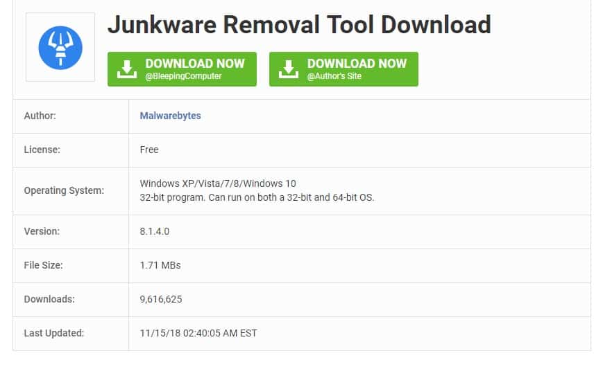 Ferramenta de Remoção de Junkware