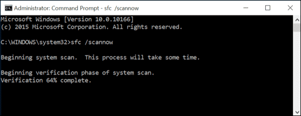 Scan your System files for corruption