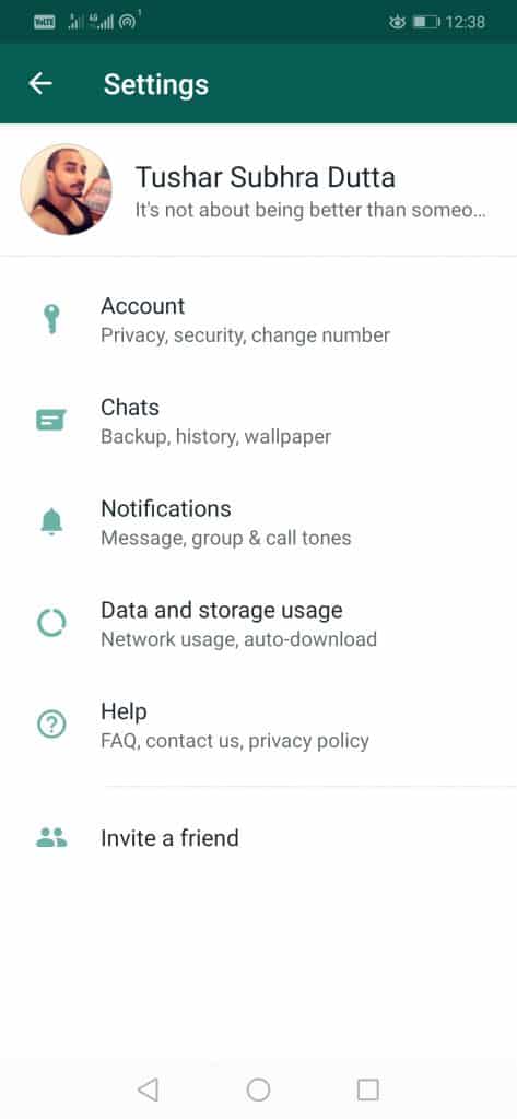 change the WhatsApp phone number without losing chats