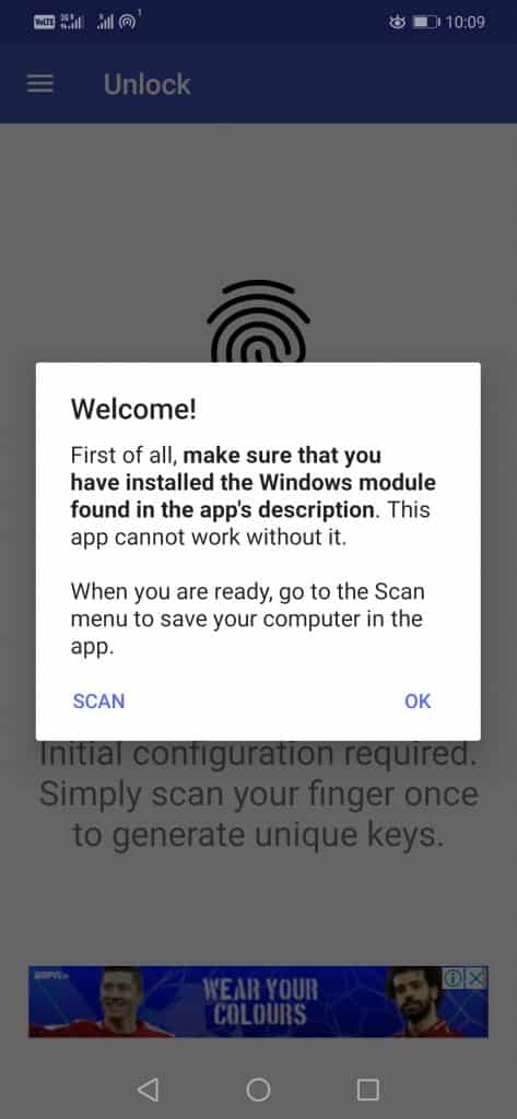 Remotely Unlock Your Windows PC Via Fingerprint Scanner On Android