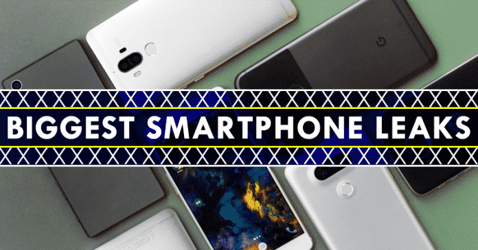 Top 10 Best And Biggest Smartphone Leaks Before Their Launch