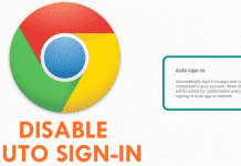 How To Disable Chrome's Auto Sign-in For Apps & Websites On Android