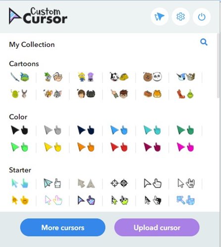 Choose cursor style
