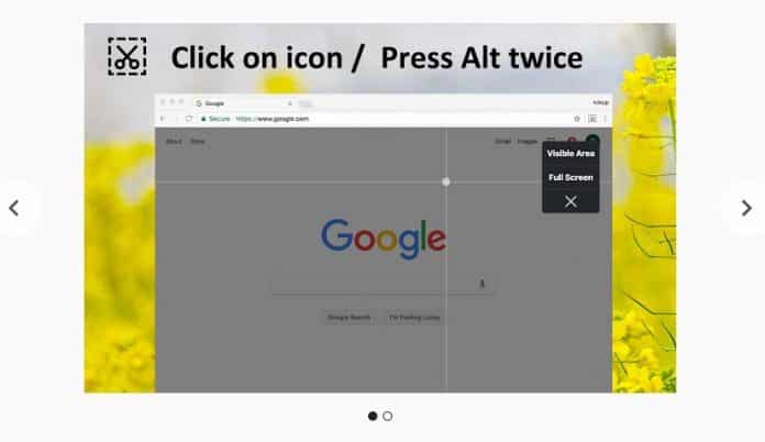 screen capture google chrome extension