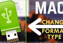 How To Format By Changing The Format Type Of A USB Drive In macOS