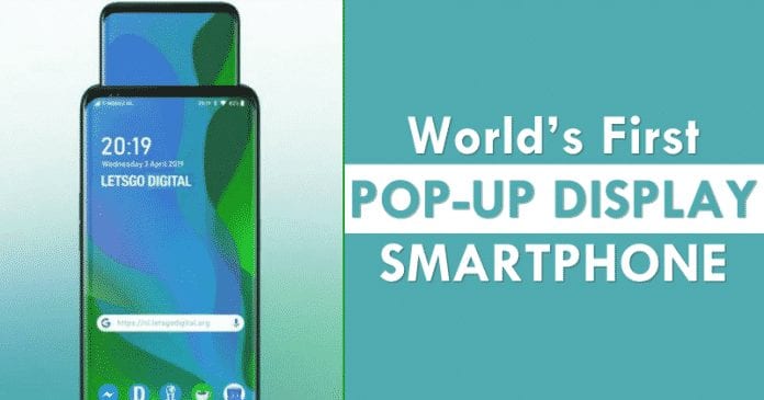 OPPO Designs An Absurd Pop-Up Display Smartphone
