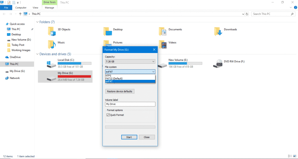 How To Format By Changing The Format Type Of A USB Drive - 28