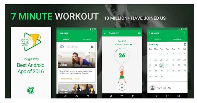 Android Exercise Apps