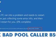 How To Fix BAD POOL CALLER Blue Screen Error Message