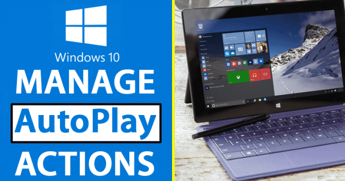 Hur man hanterar AutoPlay-åtgärder för externa enheter i Windows 10