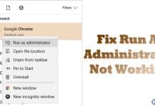 How To Fix Run As Administrator Not Working On Windows 10