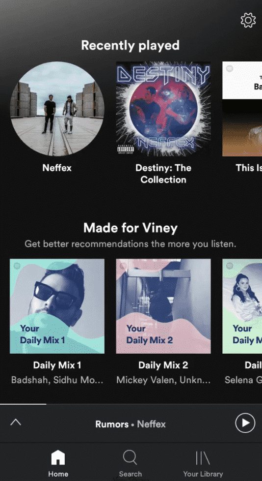 Nyissa meg a Spotify alkalmazást Androidon