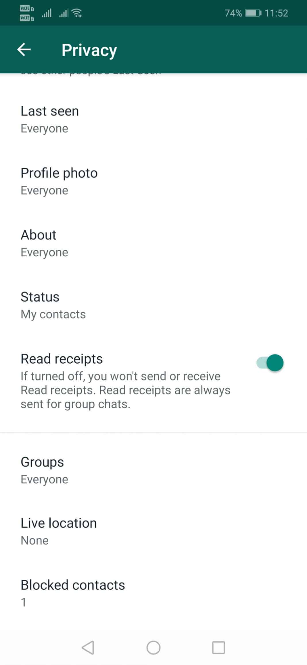 Stop People From Adding You To WhatsApp Groups