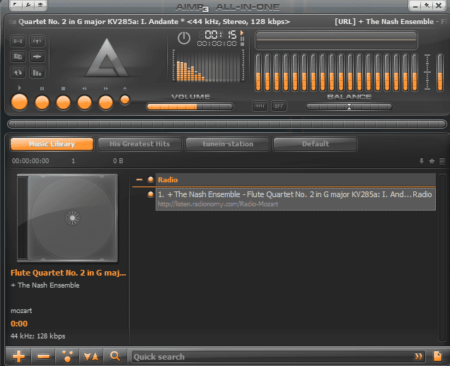 how to make winamp default player