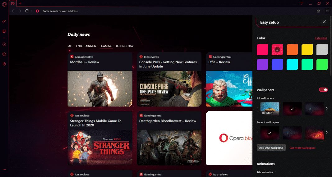 Opera launches world's first gaming web browser