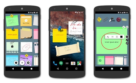 droid turbo sticky notes widget recovery