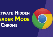 Activate Hidden Reader Mode In Chrome Browser