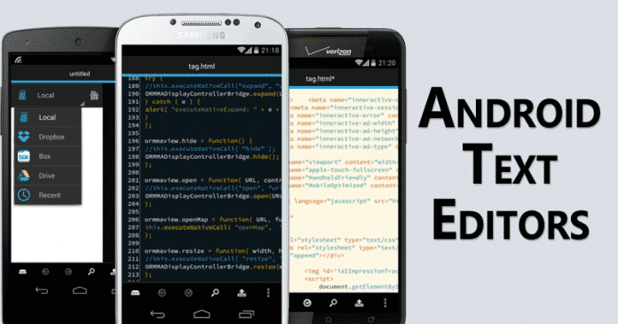 10 beste Android-tekstredigerer for programmering i 2022