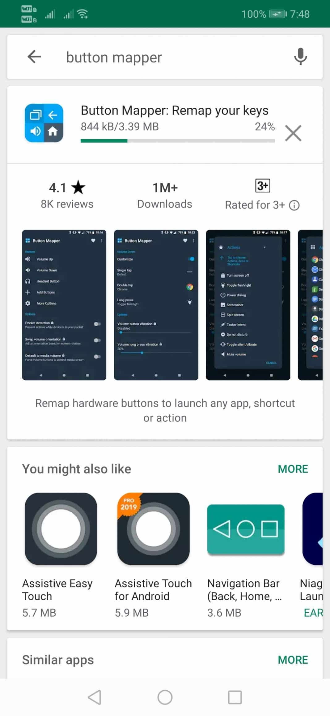 Starta Google Assistant med Androids hårdvaruknapp