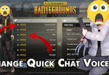 How To Change Quick Chat Voice On PUBG Mobile