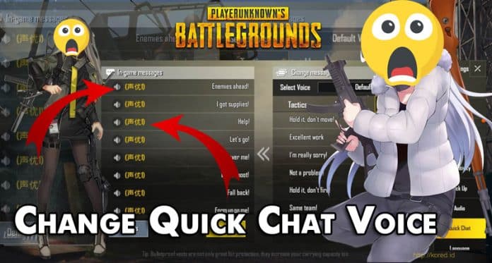 How To Change Quick Chat Voice On PUBG Mobile